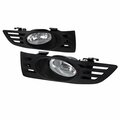 Overtime 2 Door OEM Fog Lights for 03 to 05 Honda Accord - Clear - 6 x 10 x 18 in. OV3206908
